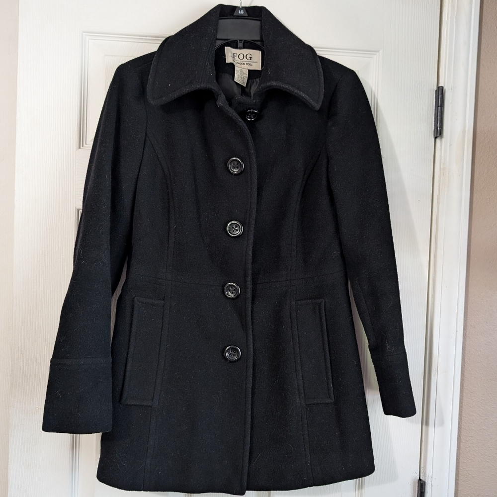 London Fog Women's Single Breasted Peacoat Size S - Picture 1 of 7